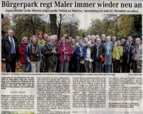 Maltreff Artikel im Weser-Kurier