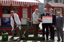 Aufwiegeaktion der Bürgerpark-Tombola
