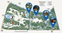 Streckenplan der MARIE durch den Bremer Bürgerpark