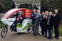 Pressekonferenz und Präsentation des neuen eTruck für die Bürgerpark-Tombola 2014