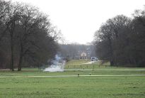 Sprengung von 2 Granaten im Bremer Bürgerpark