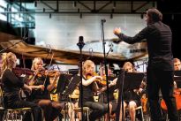 Musik und Licht in der Bremenhalle
