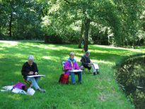 Maltreff im Bürgerpark, Foto: Hornung