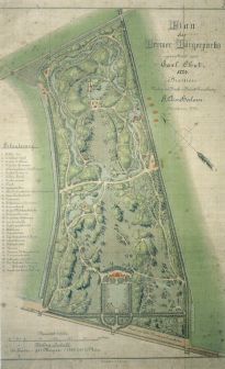 Bürgerpark Plan 1884