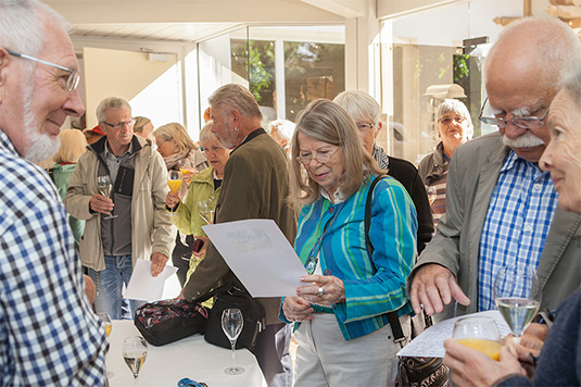 Ausstellungseröffnung Maltreff im Foyer der Meierei