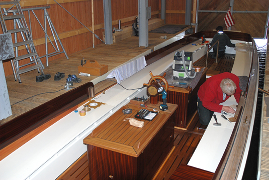 An der MARIE wird letzte Hand angelegt